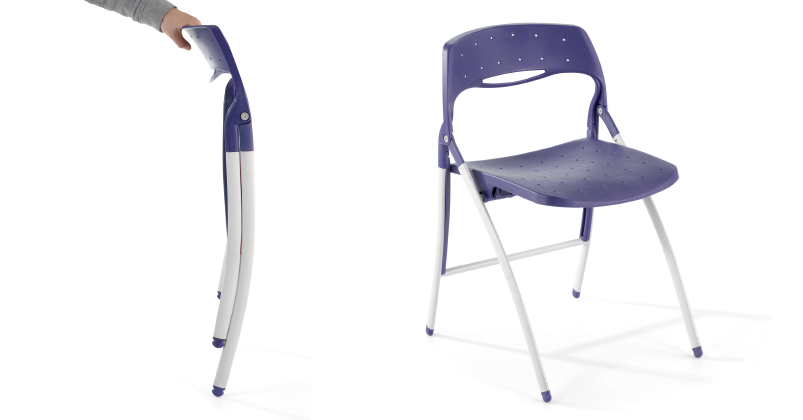Silla Arco Azul plegable